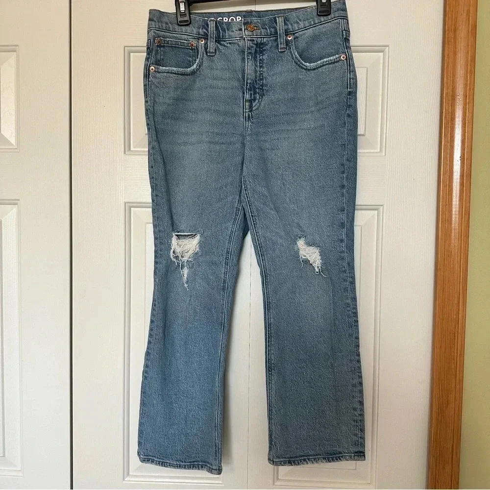 J‎ Crew Demi Boot Crop Jeans